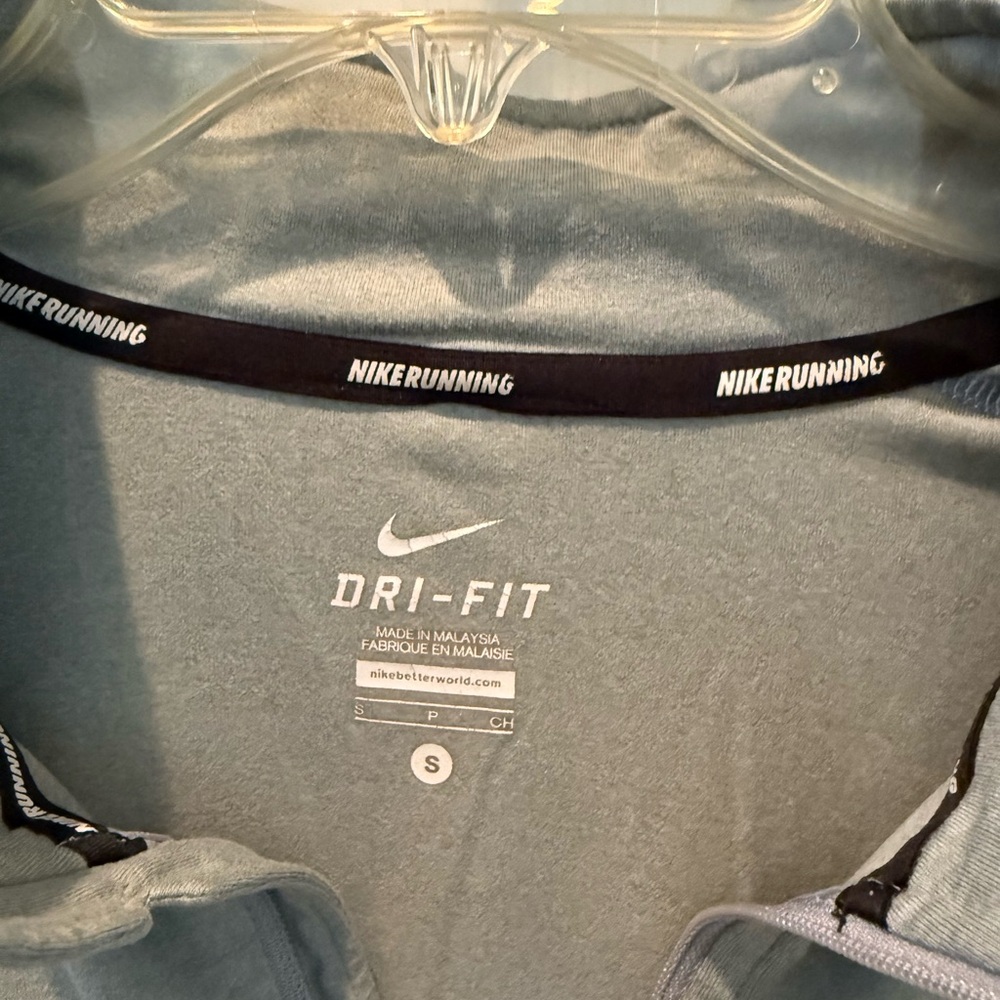 Nike Dri-FIT Light Blue Men's Hoodie - Picture 2 of 3